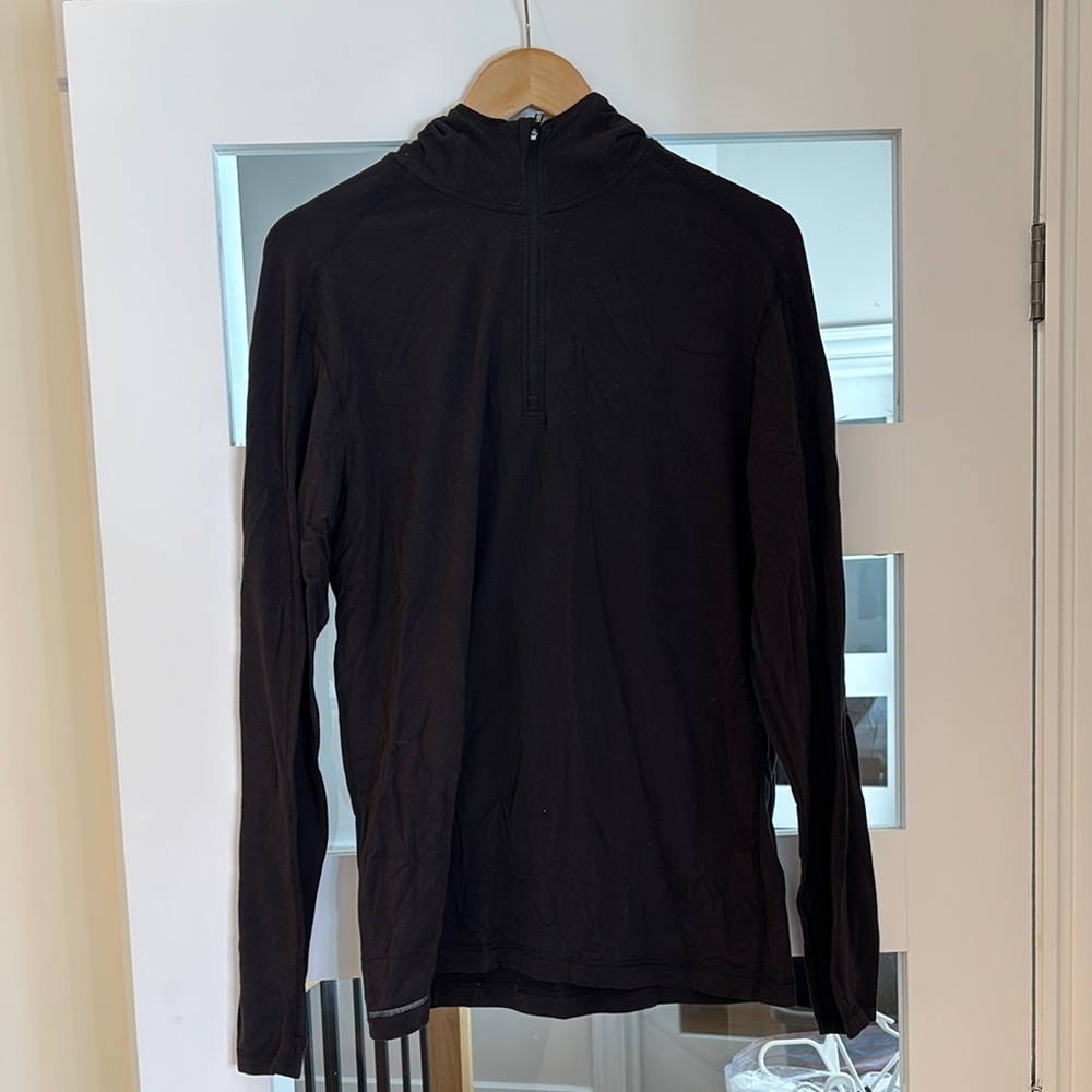 Lululemon Black Quarter-Zip Pullover